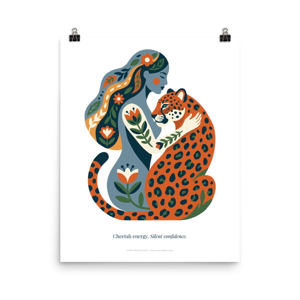 Cheetah energy – Enhanced Matte Paper Poster (in)