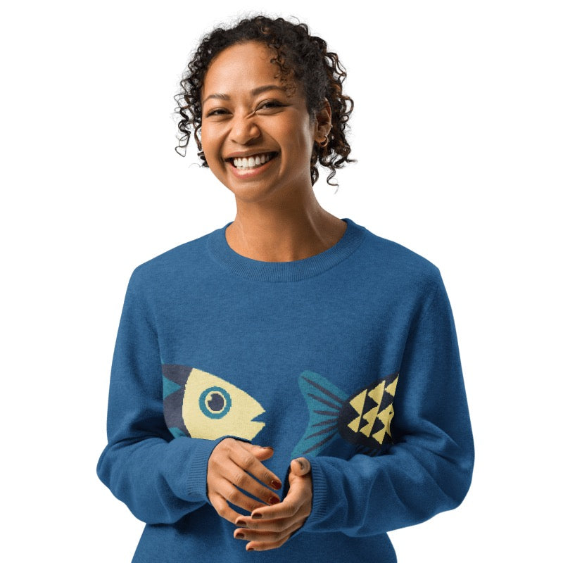 Fishtank – Knitted crew neck sweater