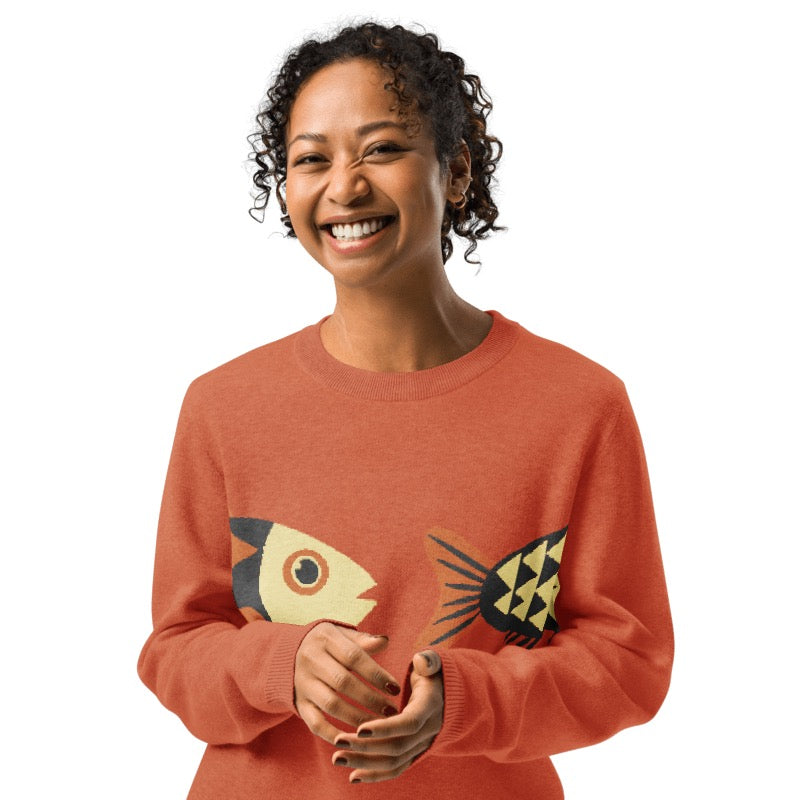 Fishtank – Knitted crew neck sweater