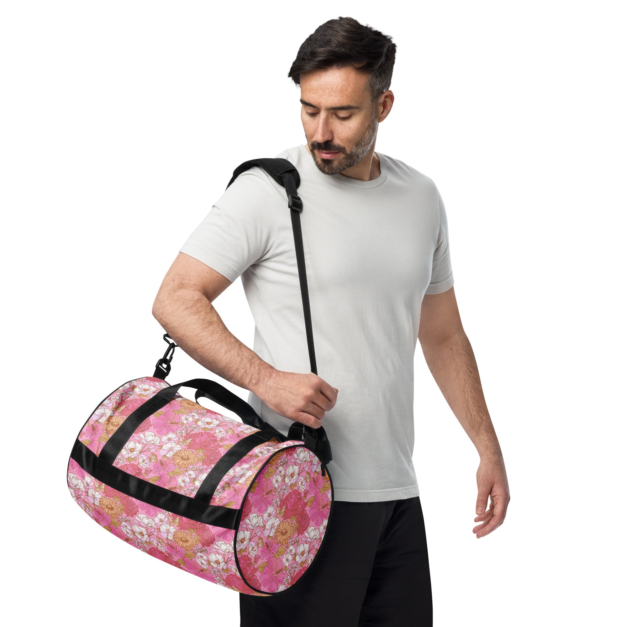 Apple cherry flower – All-over print gym bag
