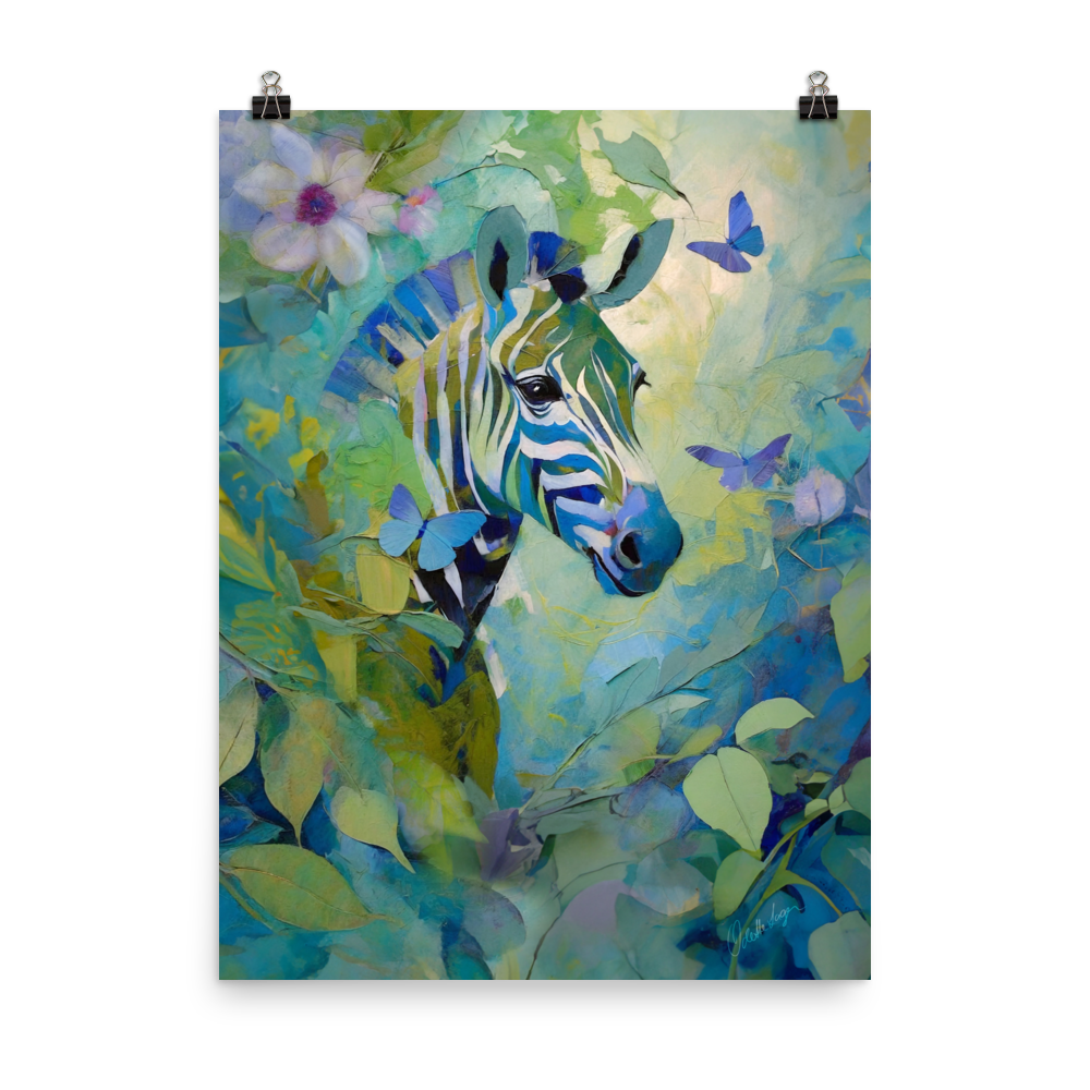 Zebranight – Enhanced Matte Paper Poster (in)