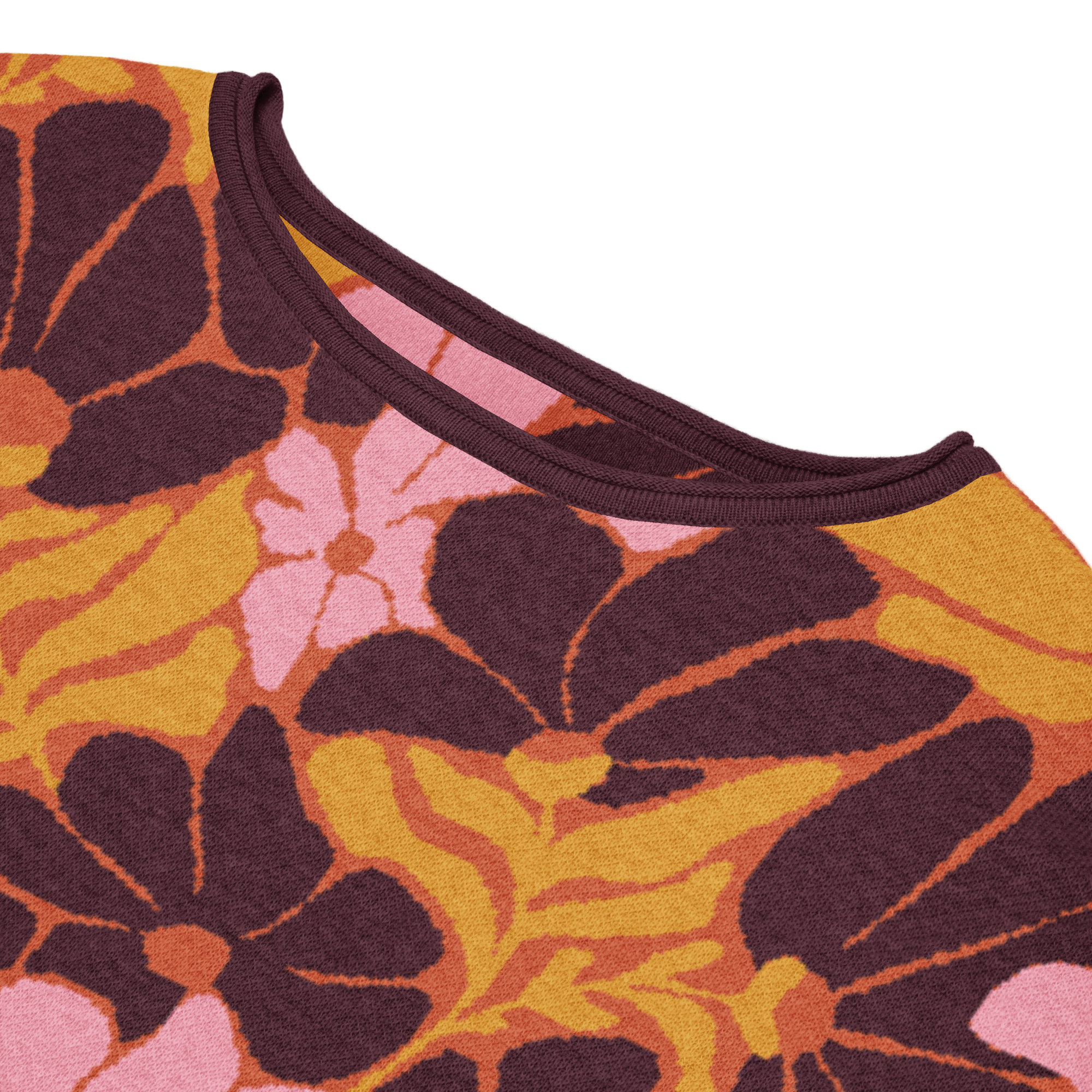 Happy 70s – Women’s straight bottom knitted sweater