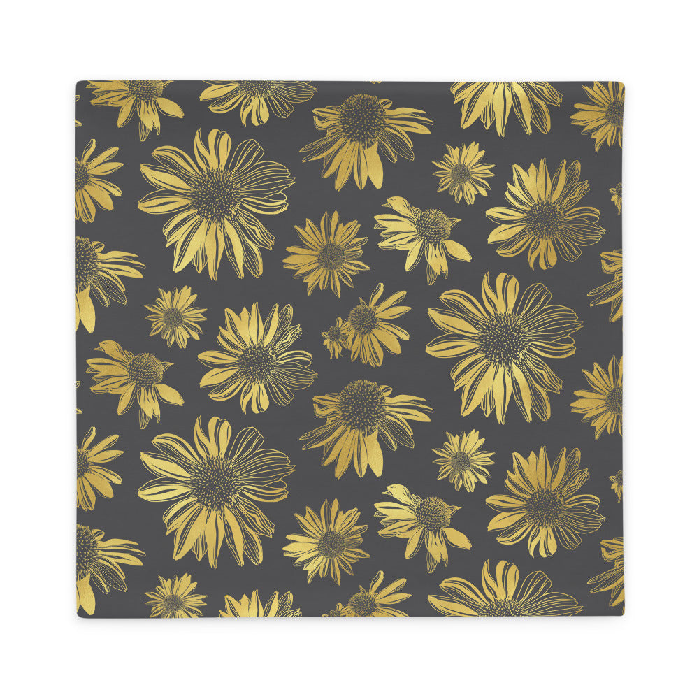 Pillow Case - Golden flower