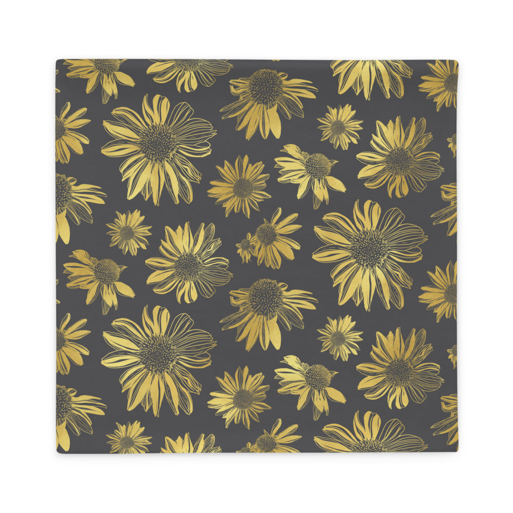 Pillow Case - Golden flower