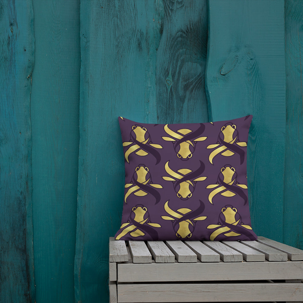 Premium Pillow - Golden Ox by Odette Lager