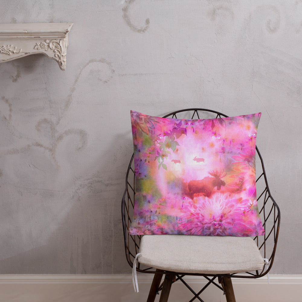 Fairytail moose and friends – Premium Pillow