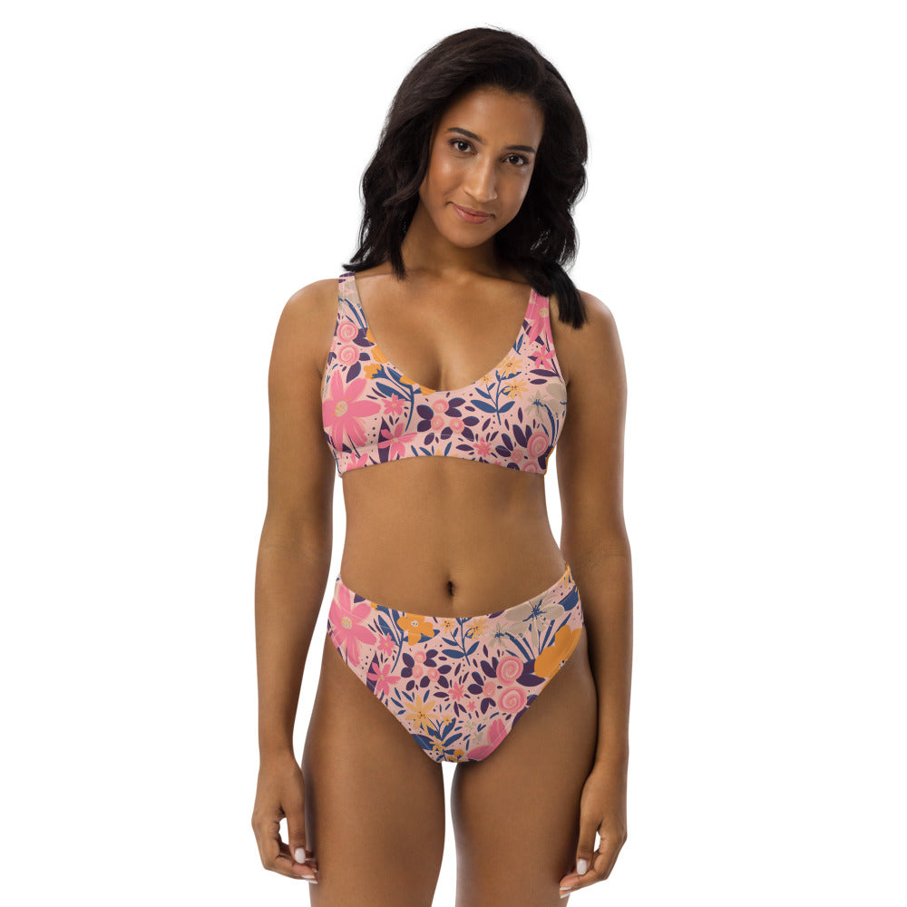Summer romance - Recycled high-waisted bikini