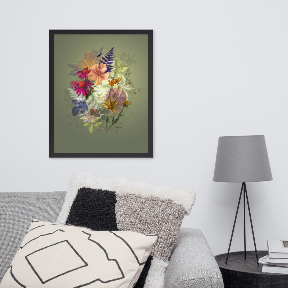 Framed poster - Powergirl