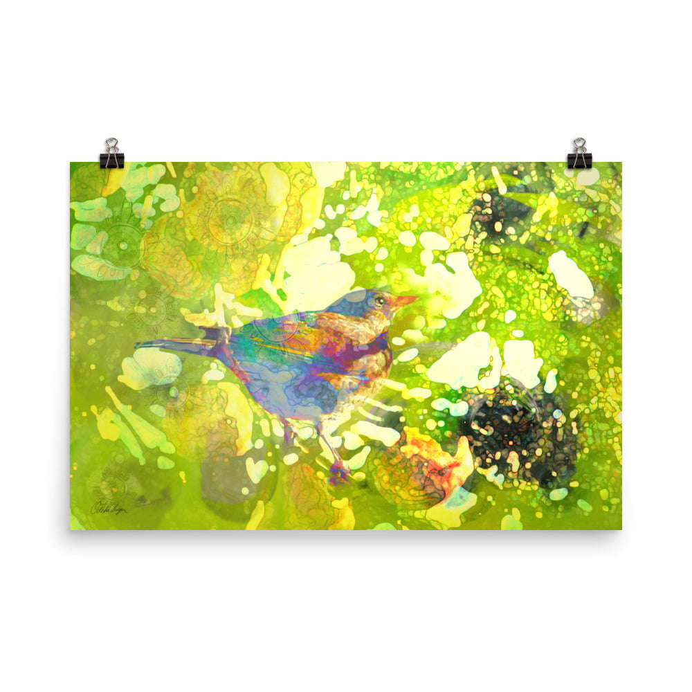 Happy Blackbird - Poster