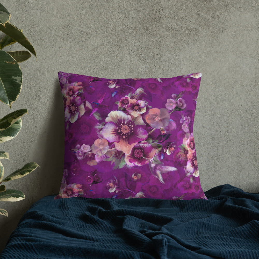 Moody florals – Premium Pillow