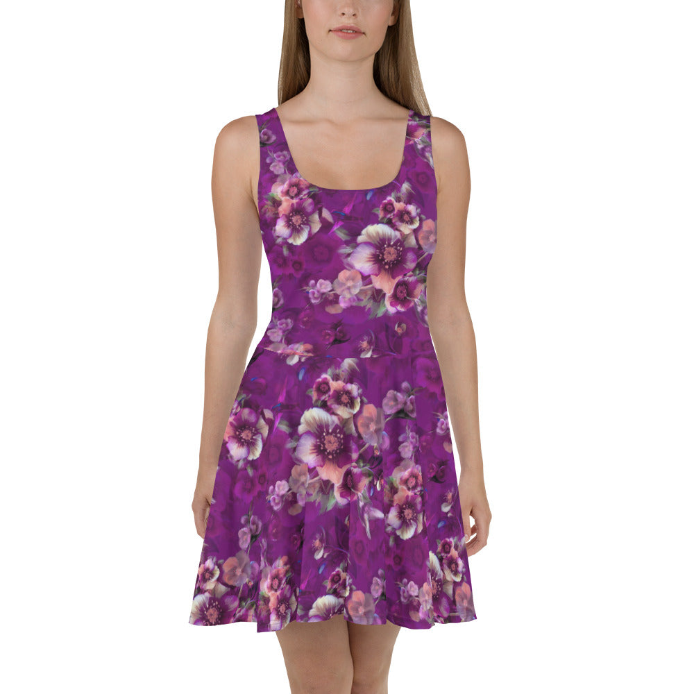 Moody florals - Skater Dress
