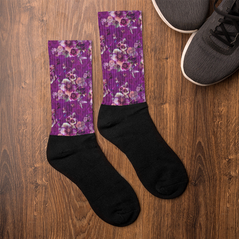 Moody florals - Socks