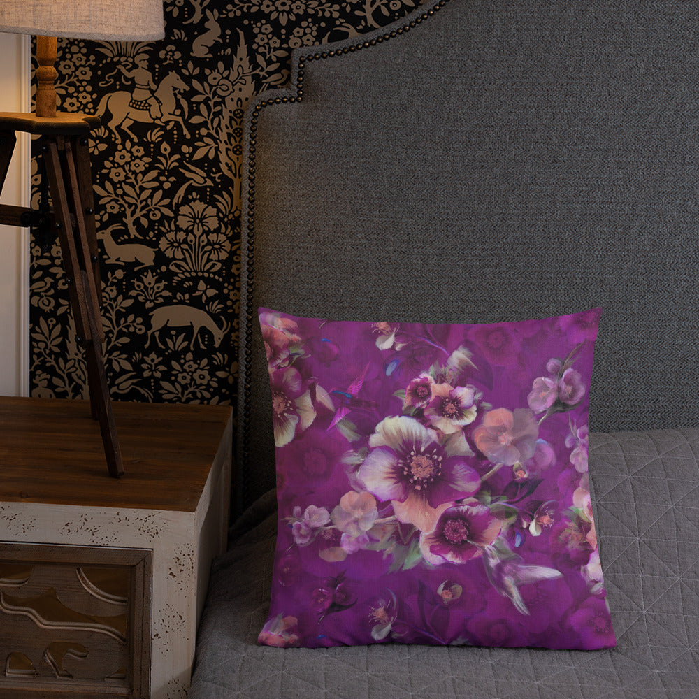 Moody florals – Premium Pillow