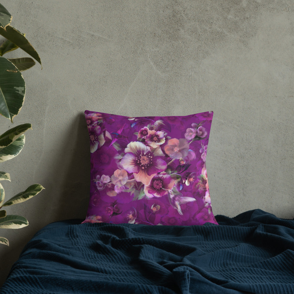 Moody florals – Premium Pillow