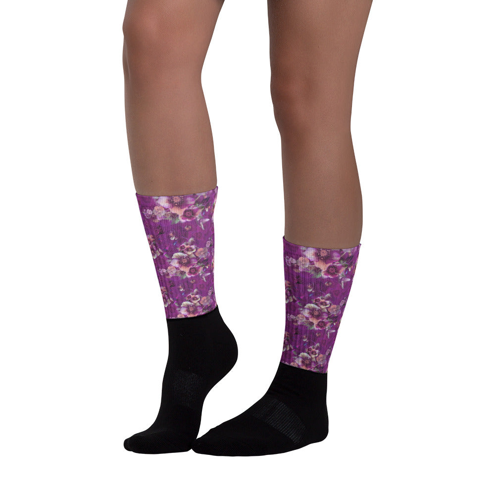 Moody florals - Socks