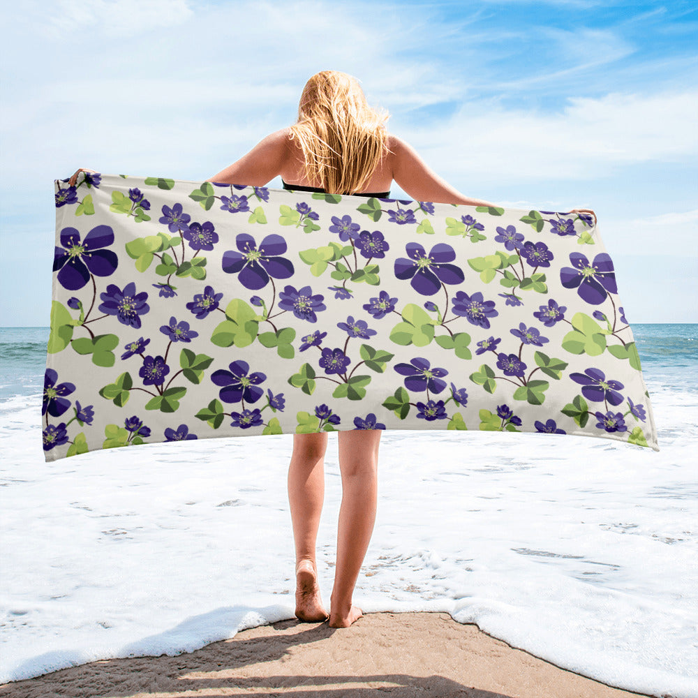 Sweet Hepatica - Towel