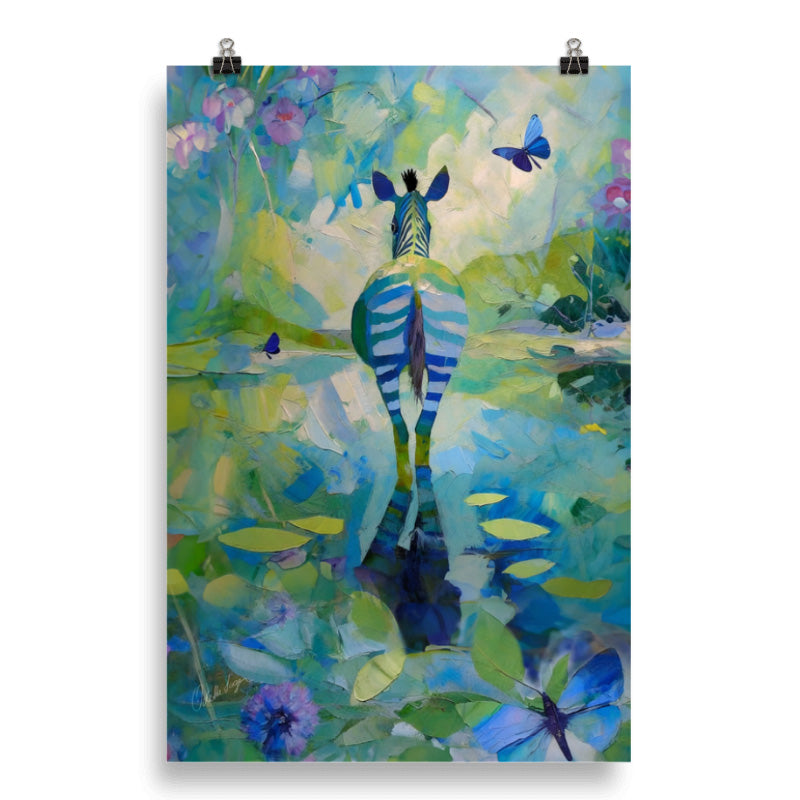 Zebranight – Enhanced Matte Paper Poster (in)