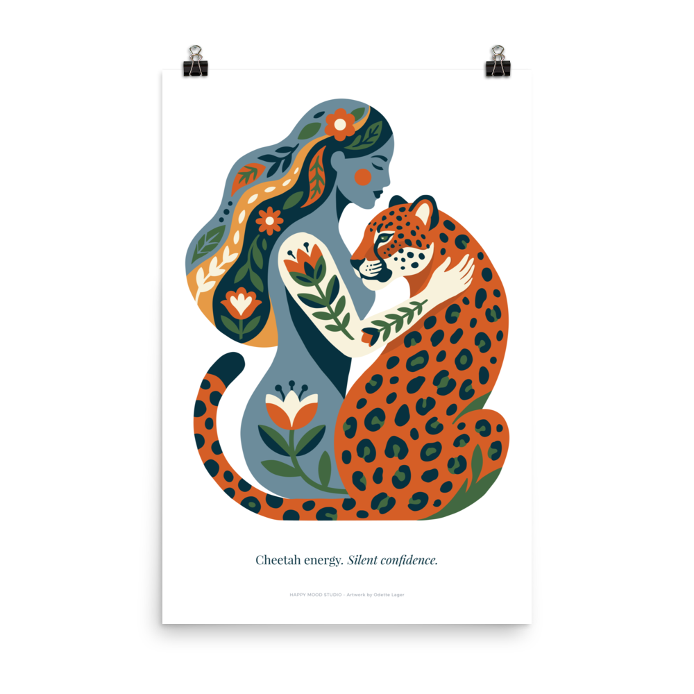 Cheetah energy – Enhanced Matte Paper Poster (in)