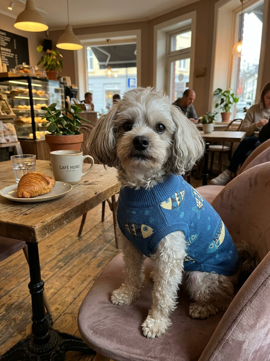 Fishtank – Knitted pet sweater