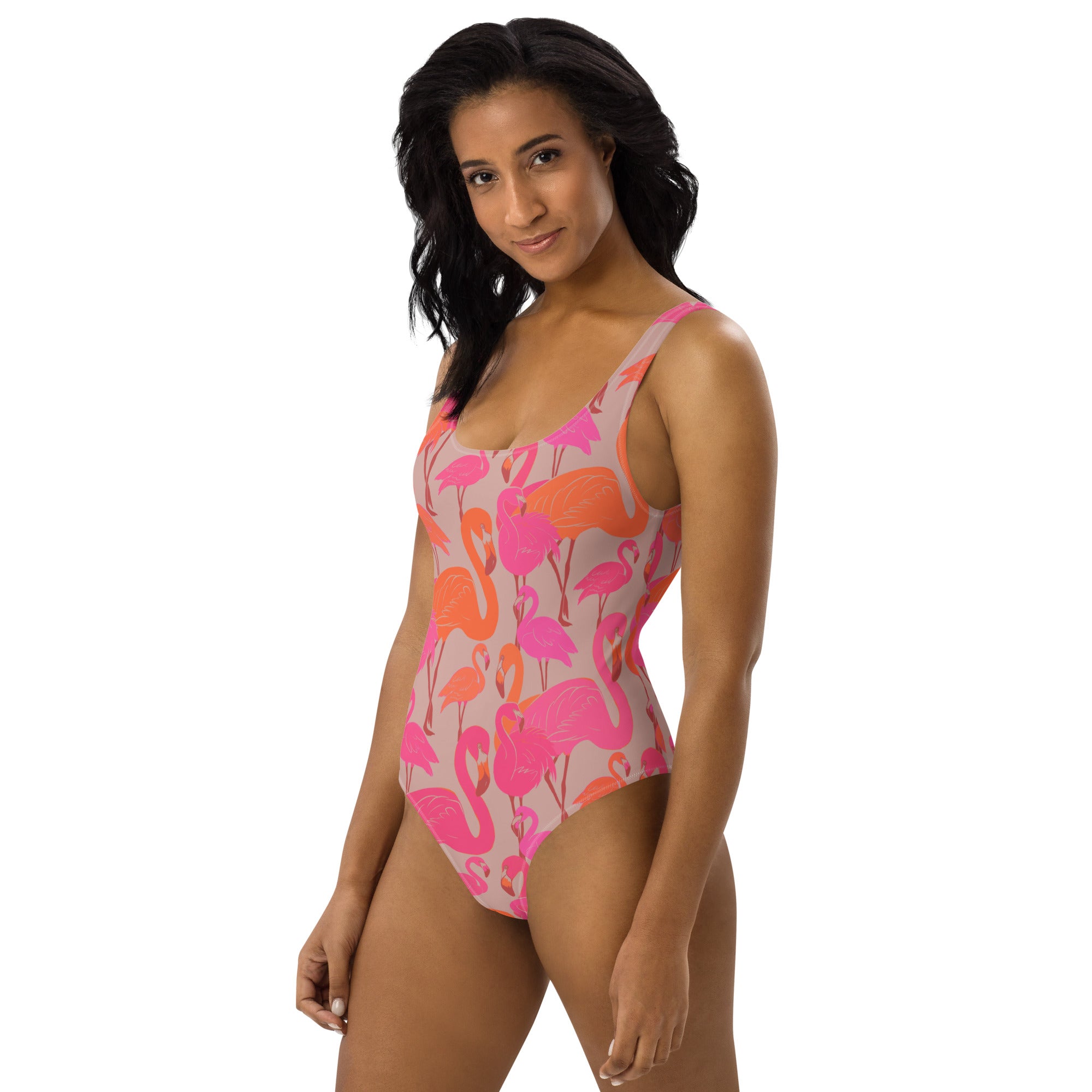 Flamingo party - One-Piece Swimsuit
