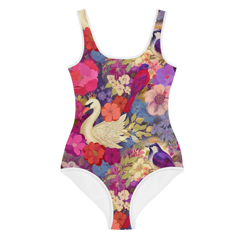 Swanlake – All-Over Print Youth Swimsuit