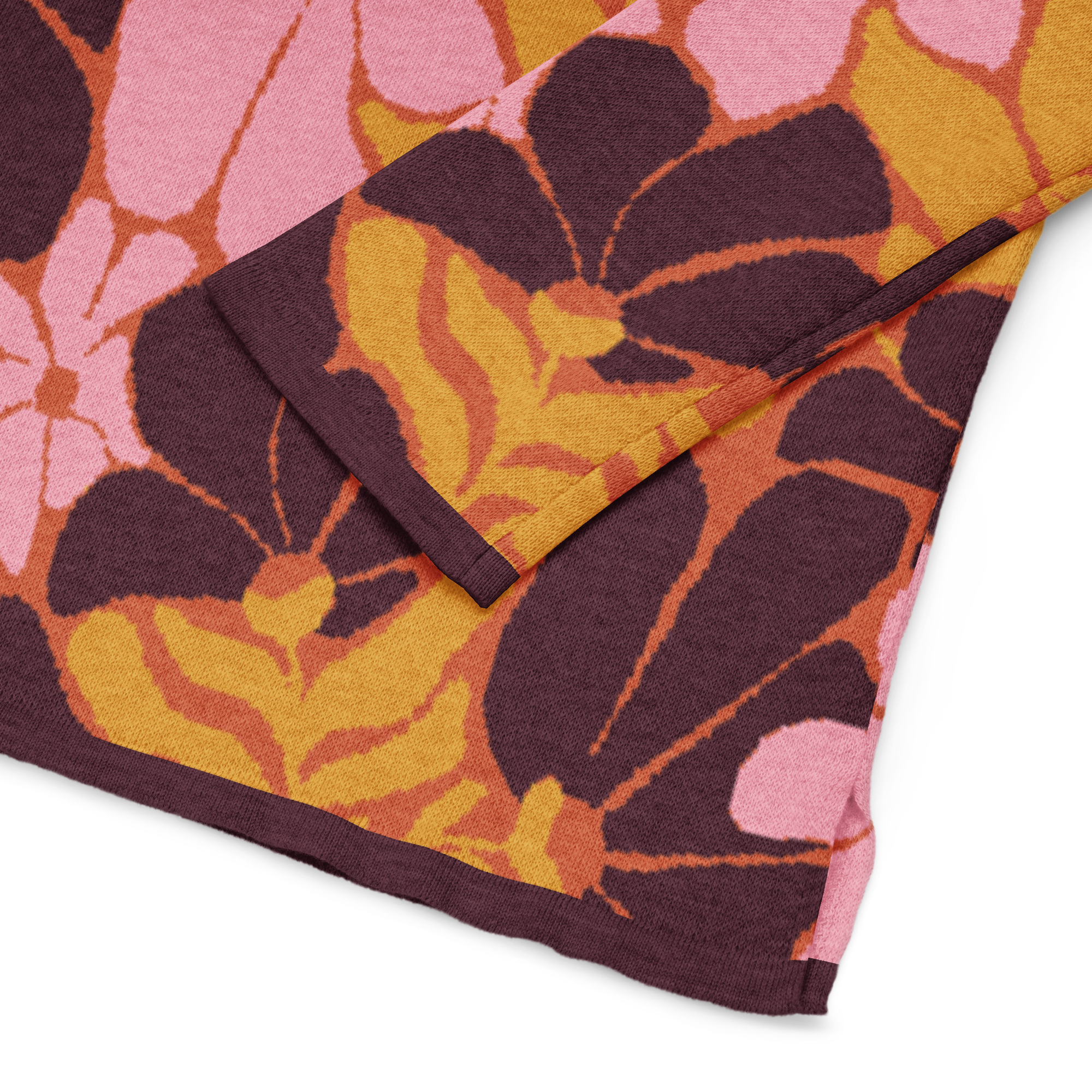 Happy 70s – Women’s straight bottom knitted sweater