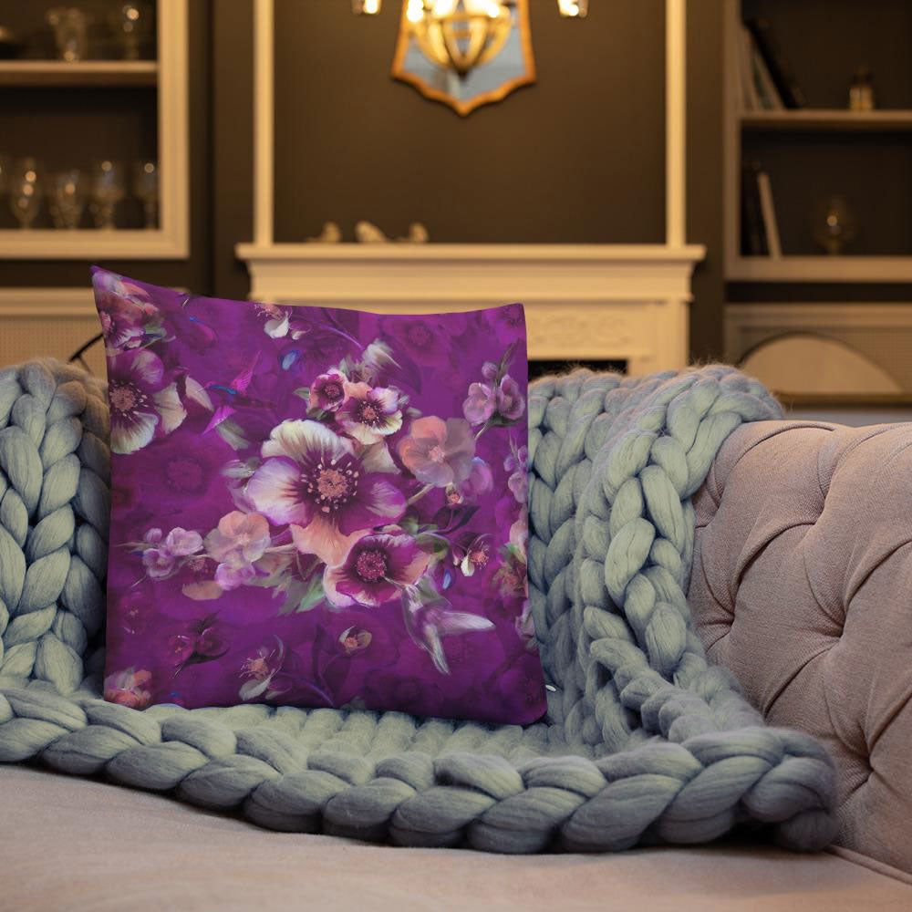 Moody florals – Premium Pillow