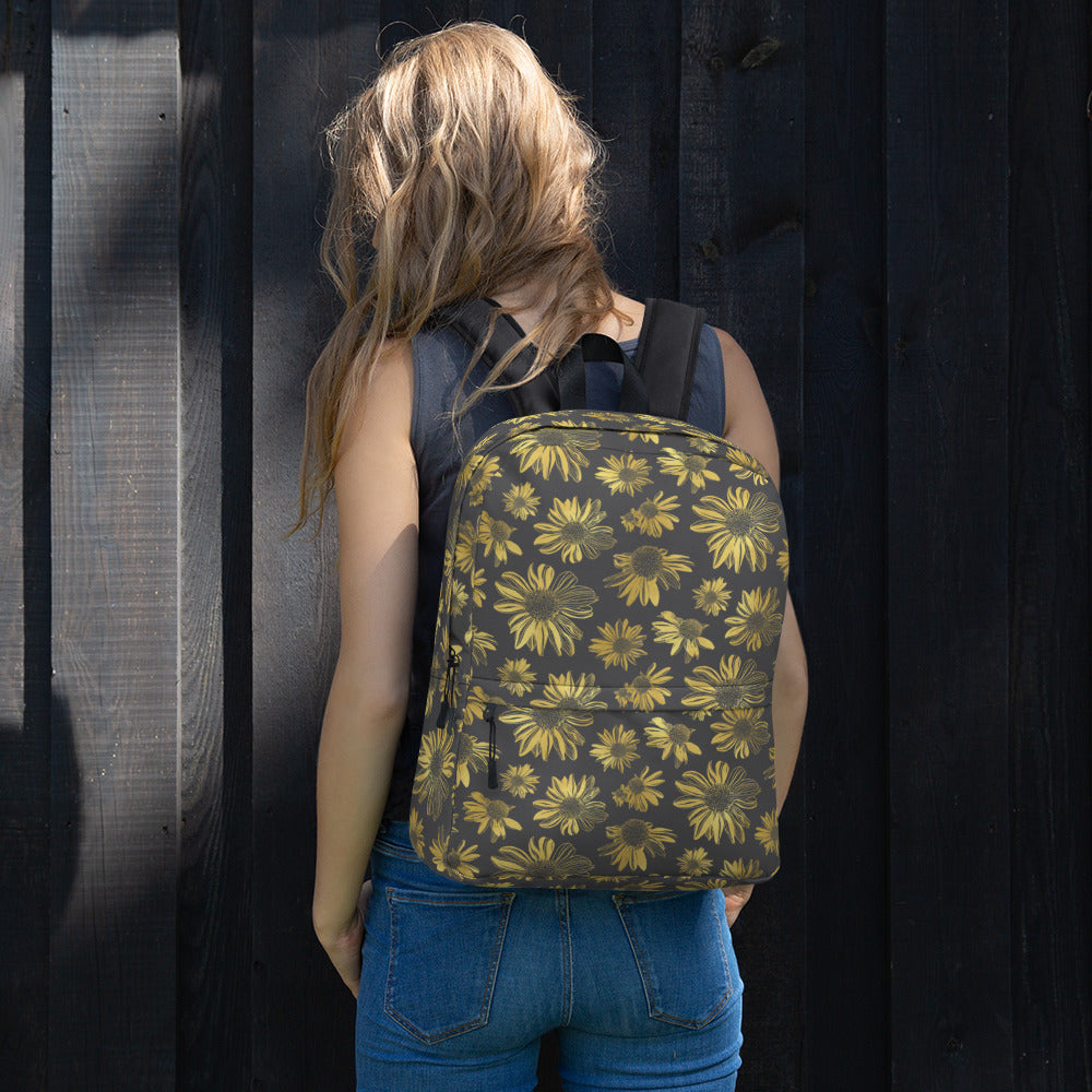 Golden flowers – Backpack