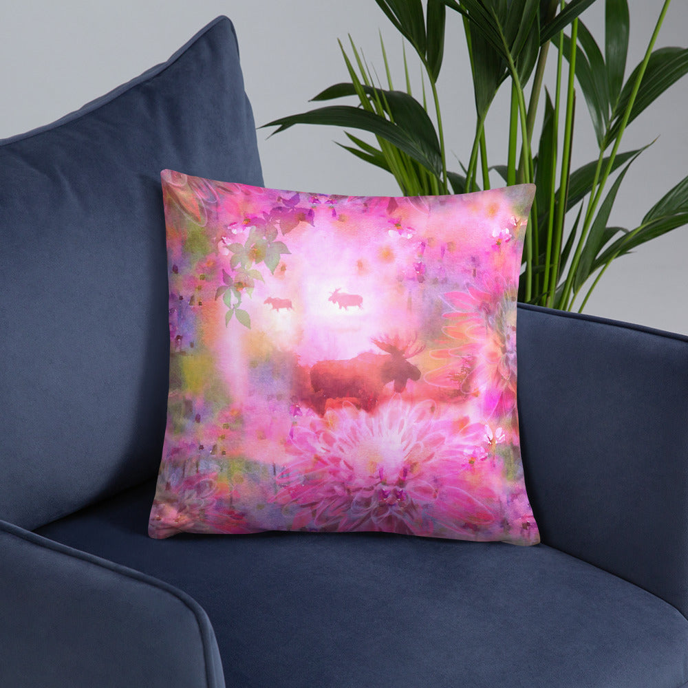 Fairytail moose and friends – Basic Pillow