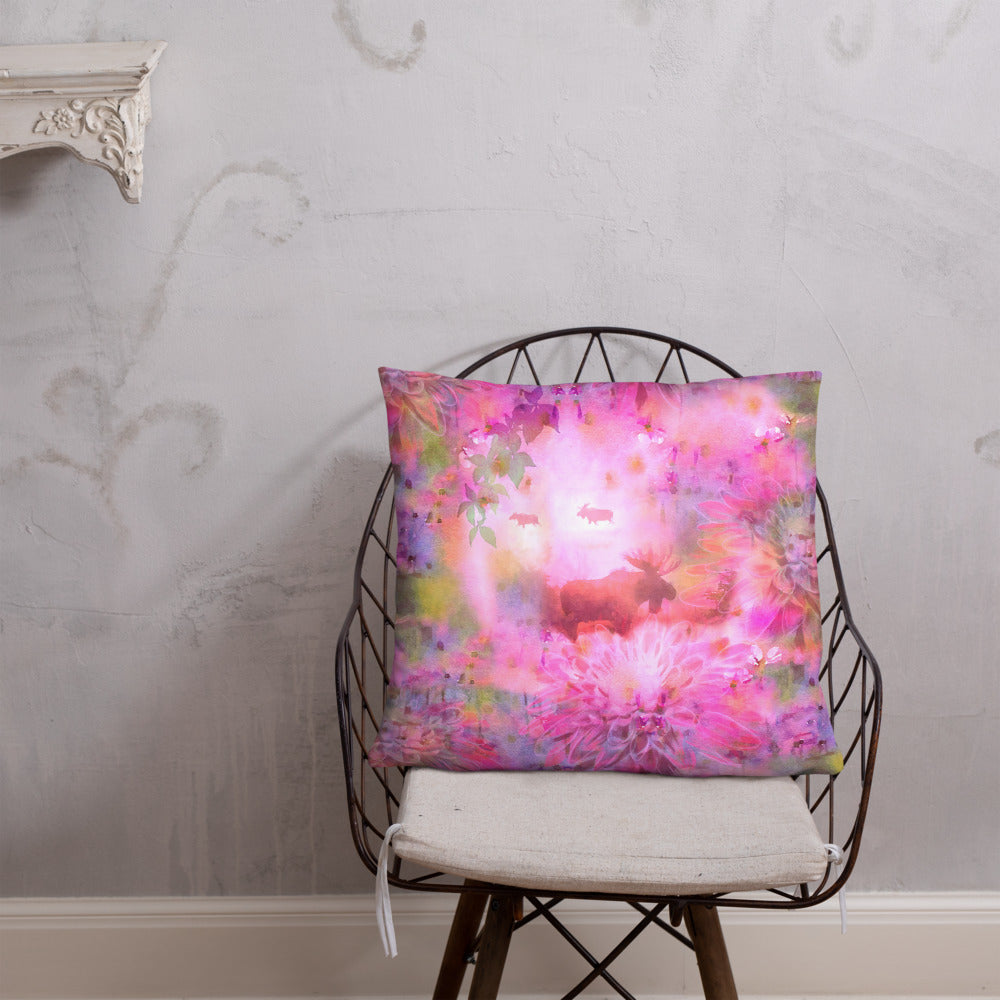 Fairytail moose and friends – Basic Pillow