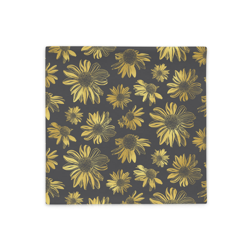 Pillow Case - Golden flower