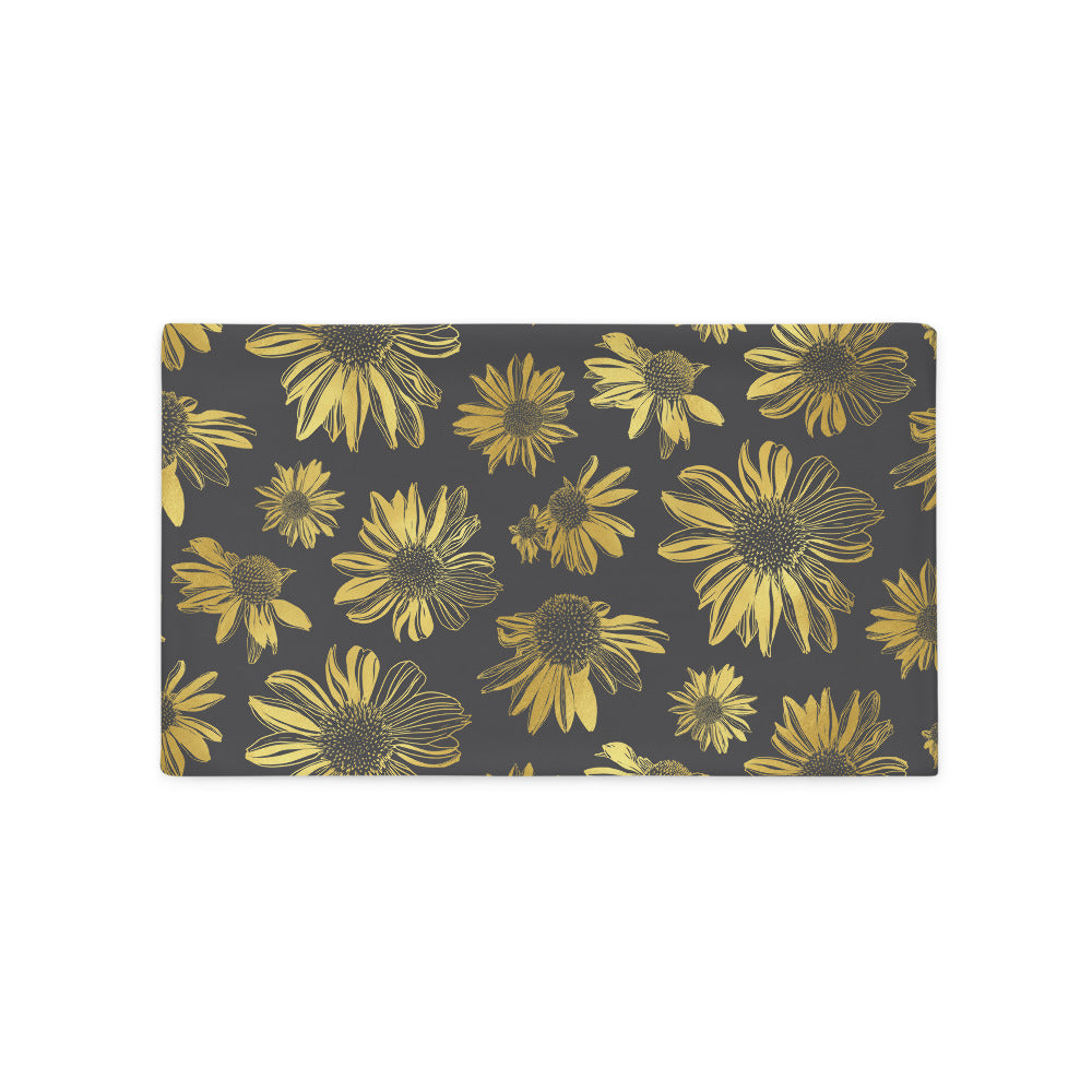 Pillow Case - Golden flower