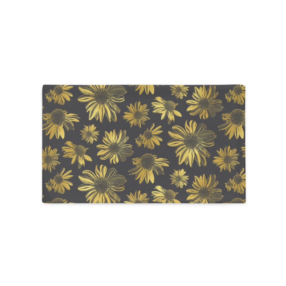 Pillow Case - Golden flower