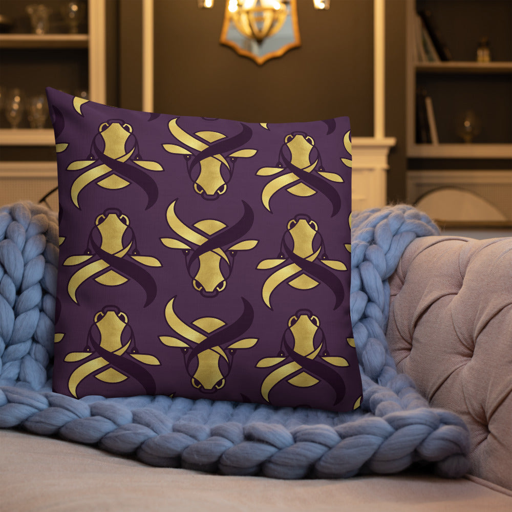 Premium Pillow - Golden Ox by Odette Lager