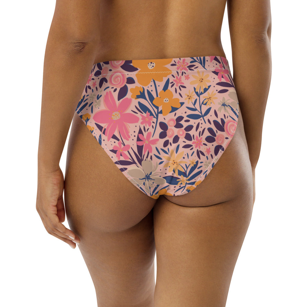 Summer romance - Recycled high-waisted bikini bottom