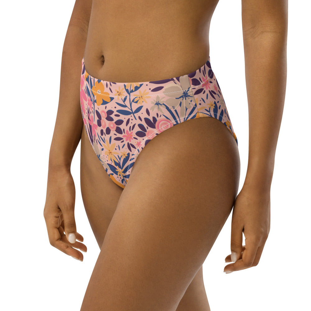 Summer romance - Recycled high-waisted bikini bottom
