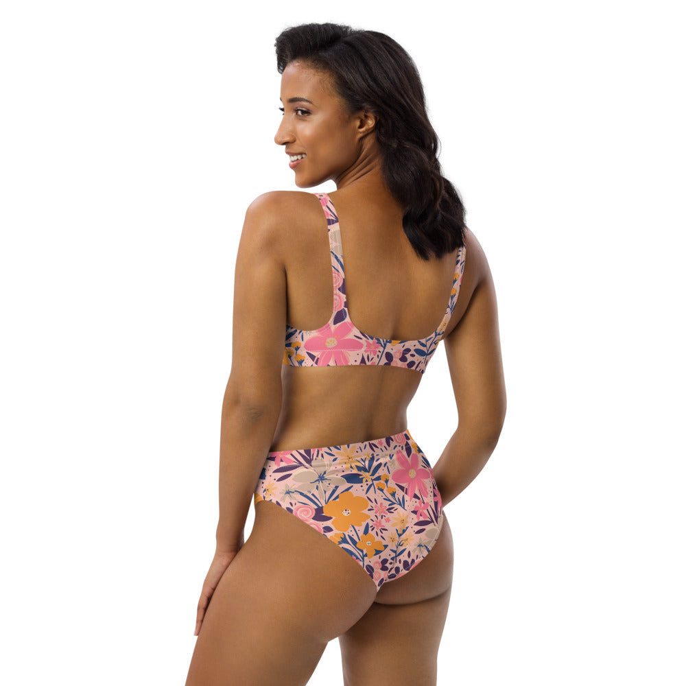 Summer romance - Recycled high-waisted bikini