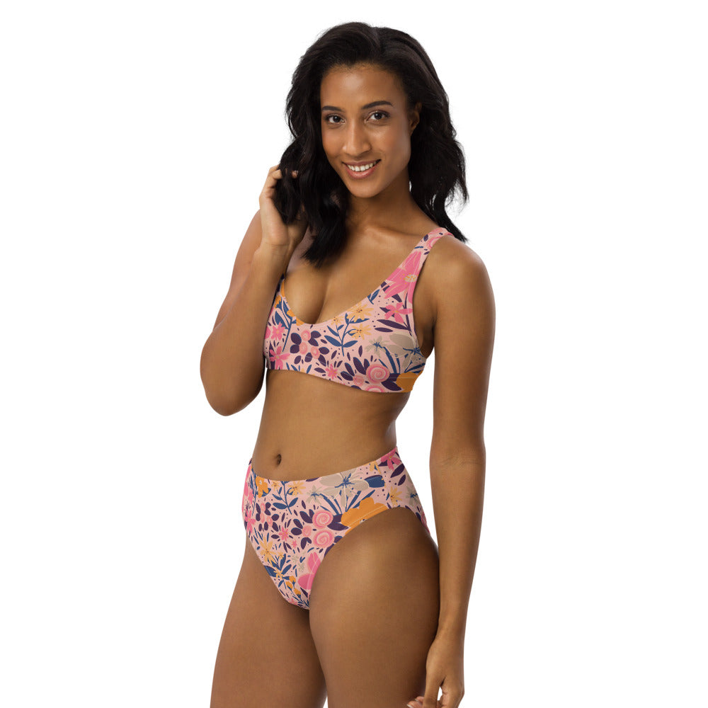 Summer romance - Recycled high-waisted bikini