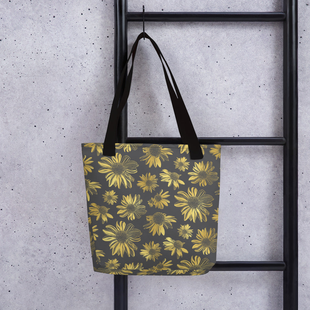 Tote bag - Golden flowers