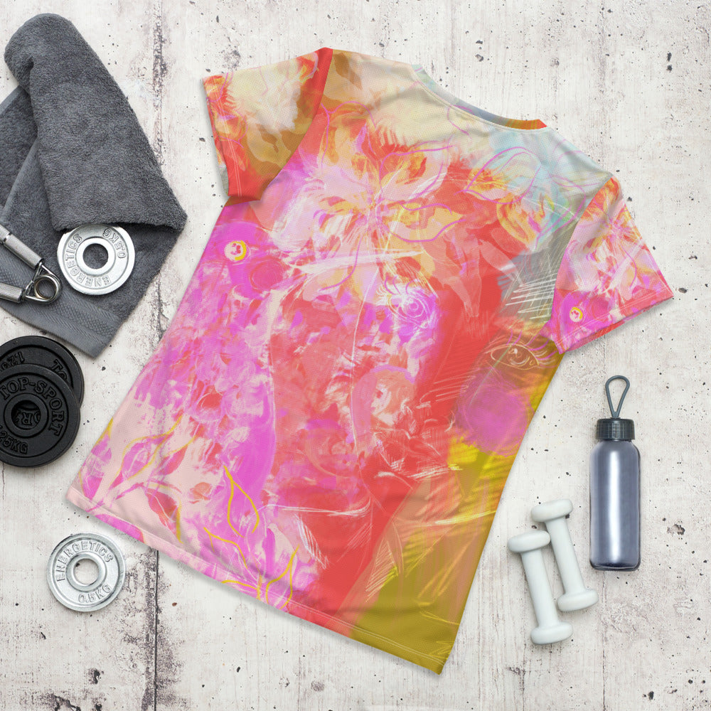 Birdienam nam – All-Over Print Women's Athletic T-shirt