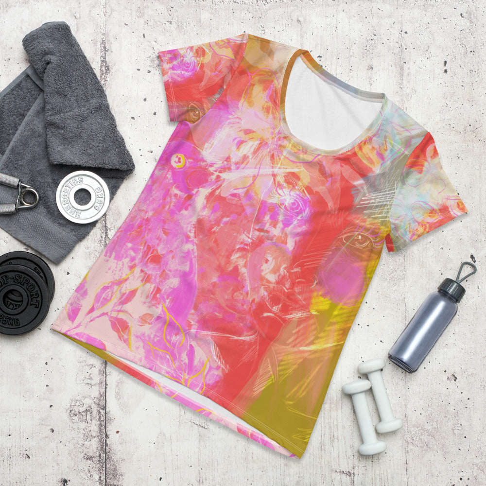 Birdienam nam – All-Over Print Women's Athletic T-shirt