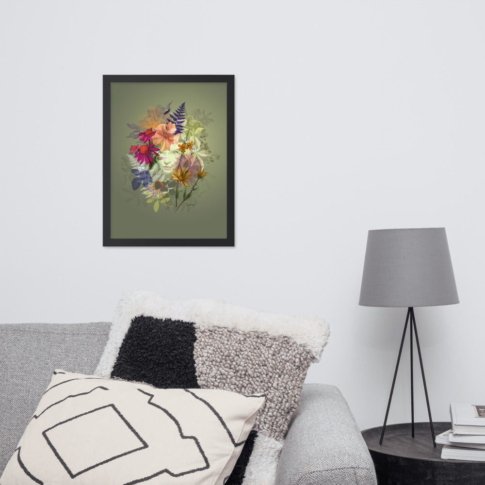 Framed poster - Powergirl