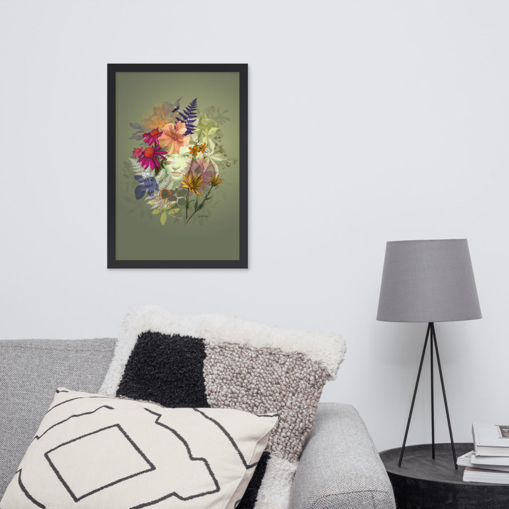 Framed poster - Powergirl