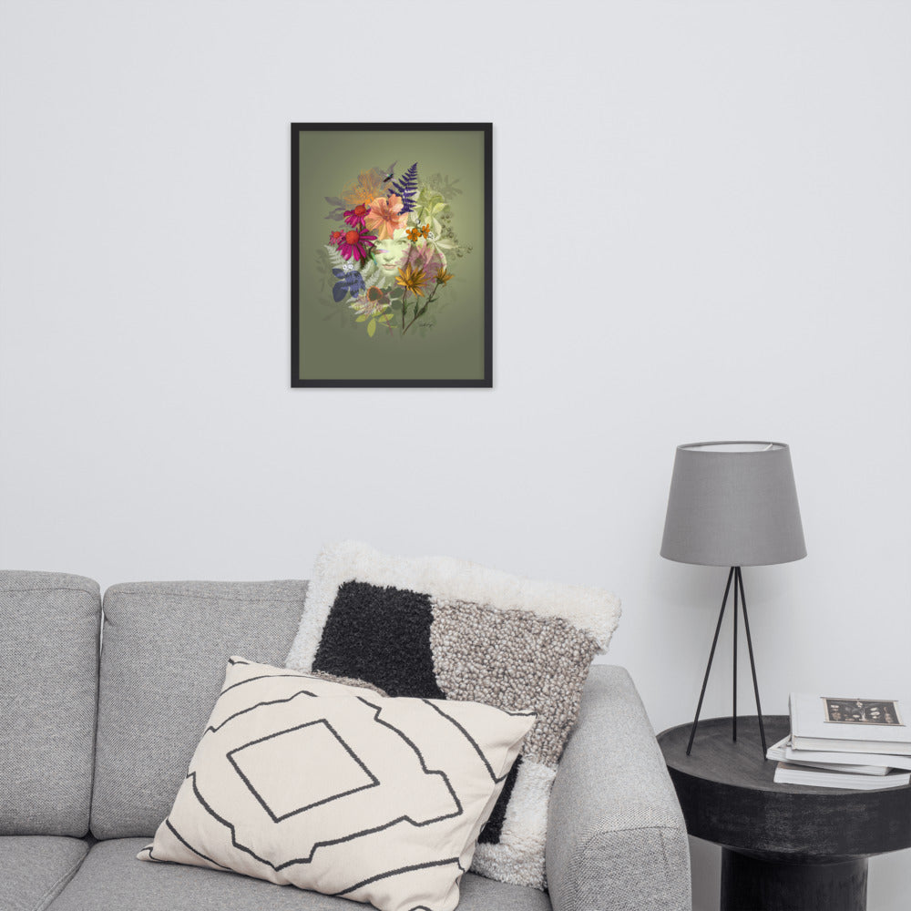 Framed poster - Powergirl