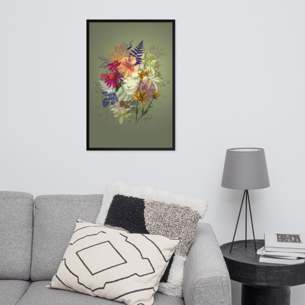 Framed poster - Powergirl