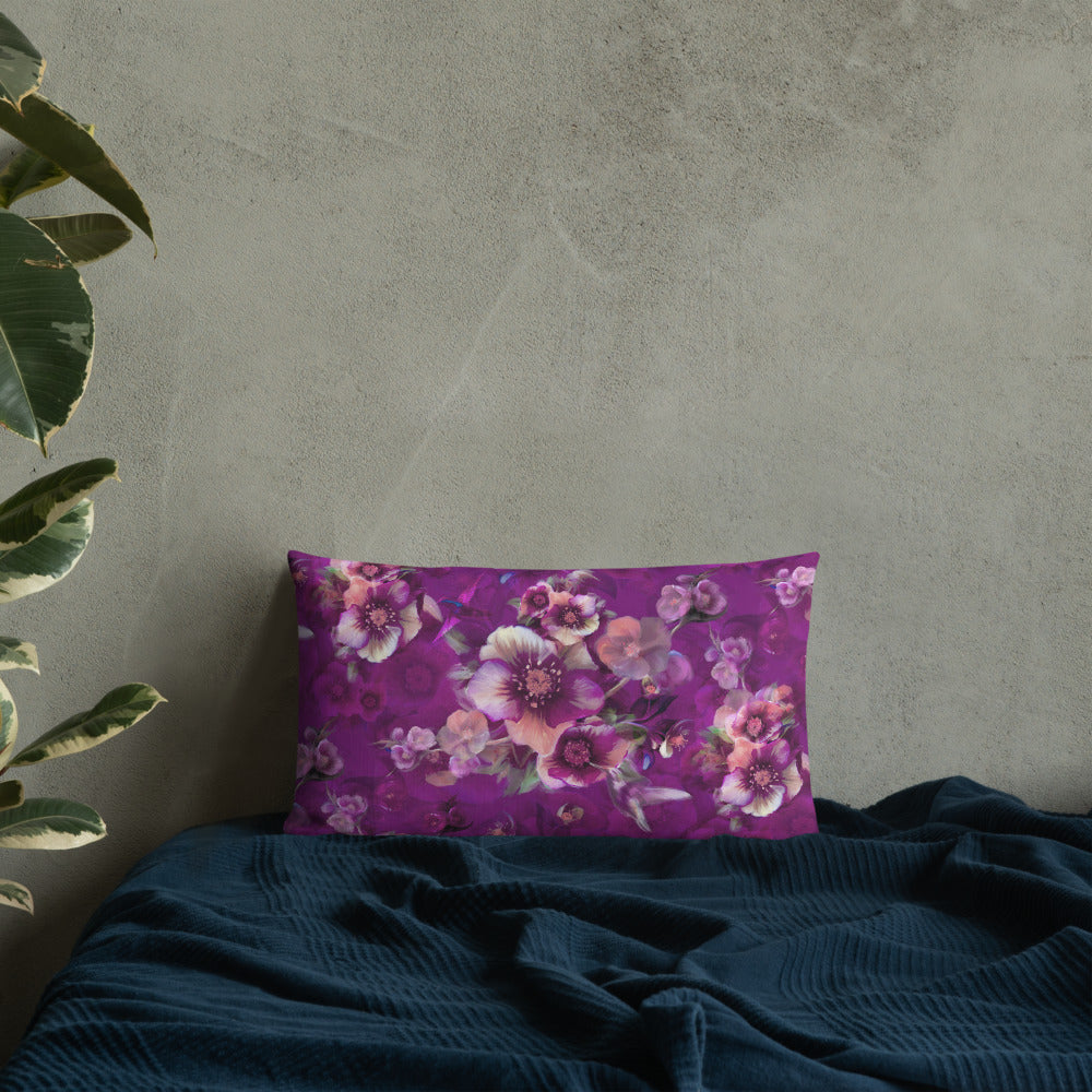 Moody florals – Premium Pillow