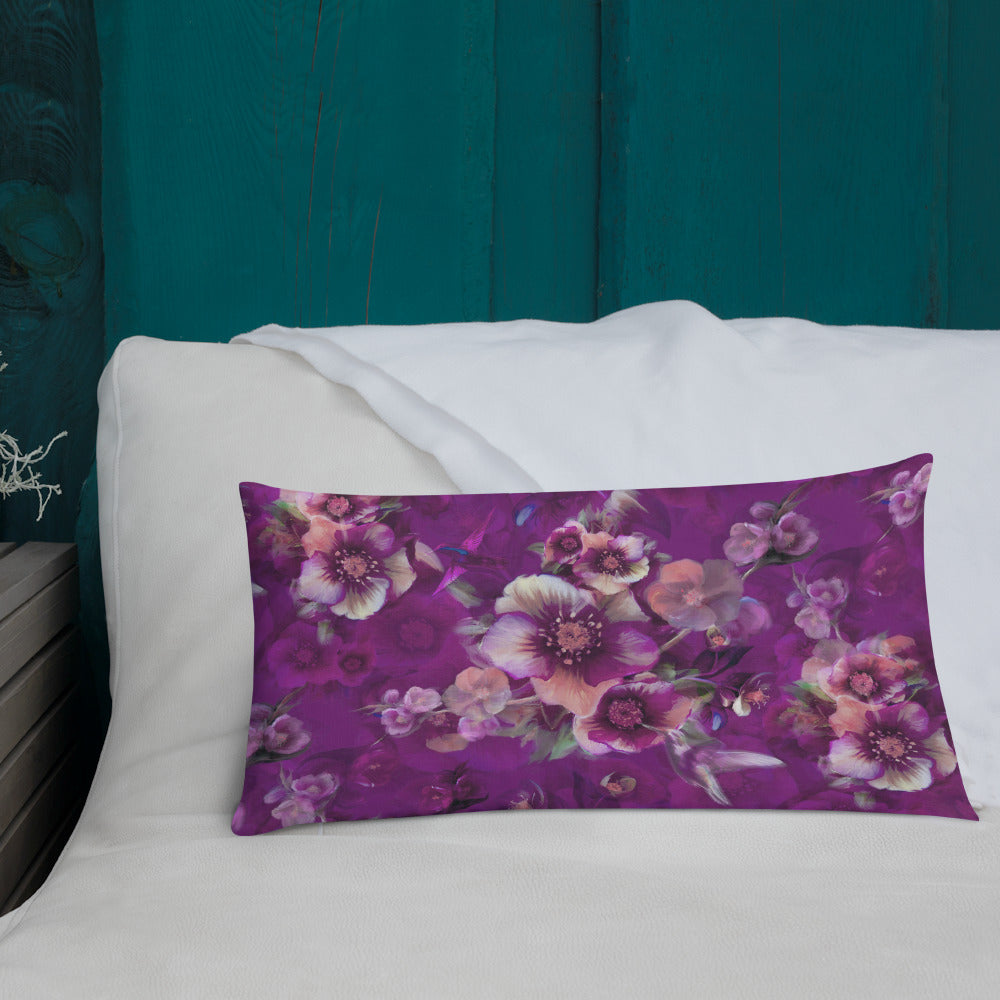 Moody florals – Premium Pillow