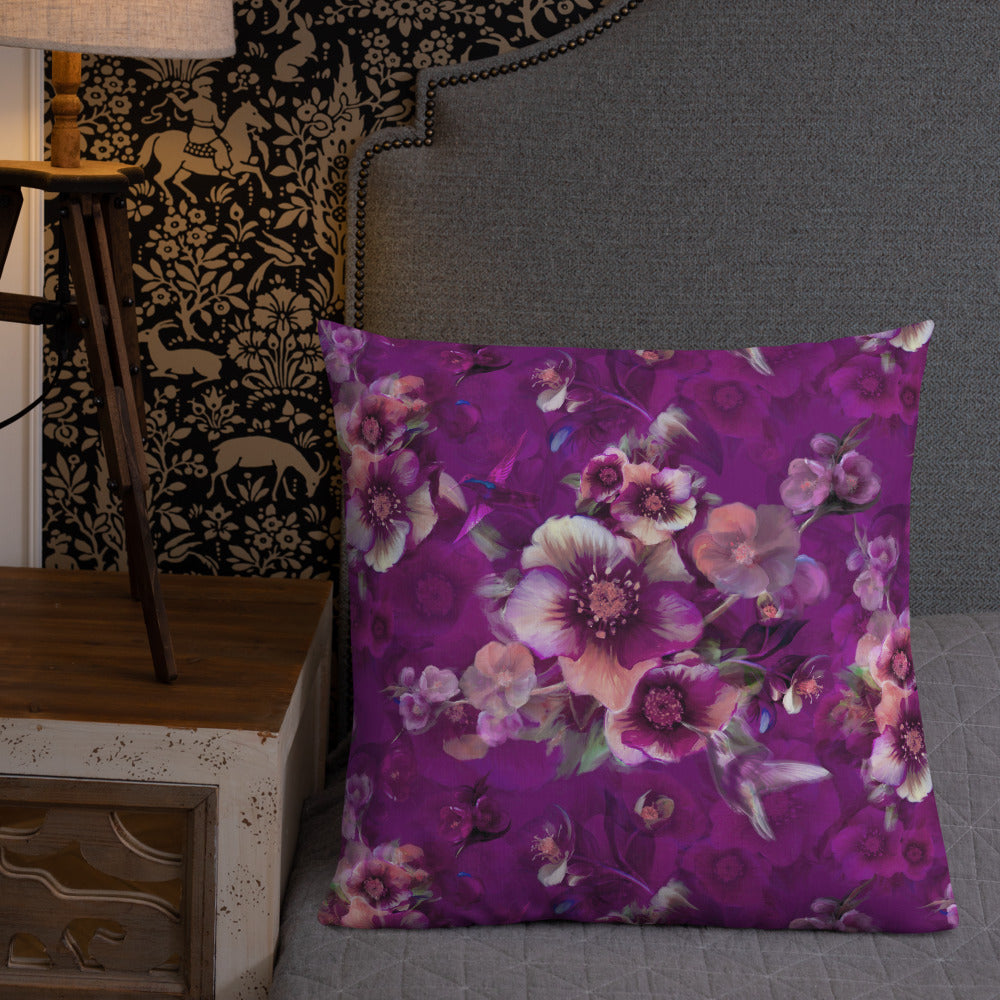 Moody florals – Premium Pillow