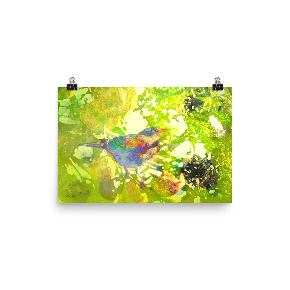 Happy Blackbird - Poster