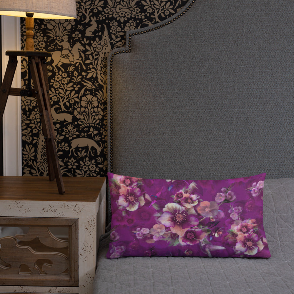 Moody florals – Premium Pillow